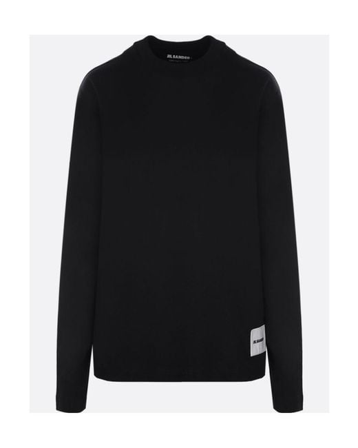 Jil Sander Black Three-Pack Crewneck T-Shirt