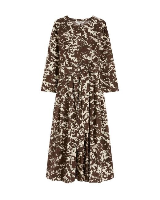 Max Mara Natural 'S Smmpesche Pattern-Printed Dress