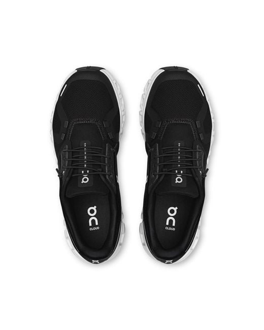 On Shoes Black Lightweight Cushioned Running Shoes