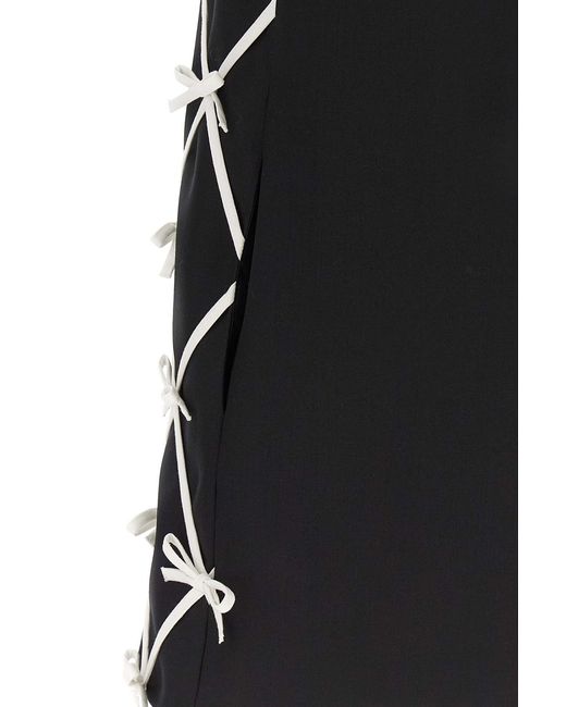 Moschino Black Bow Dress