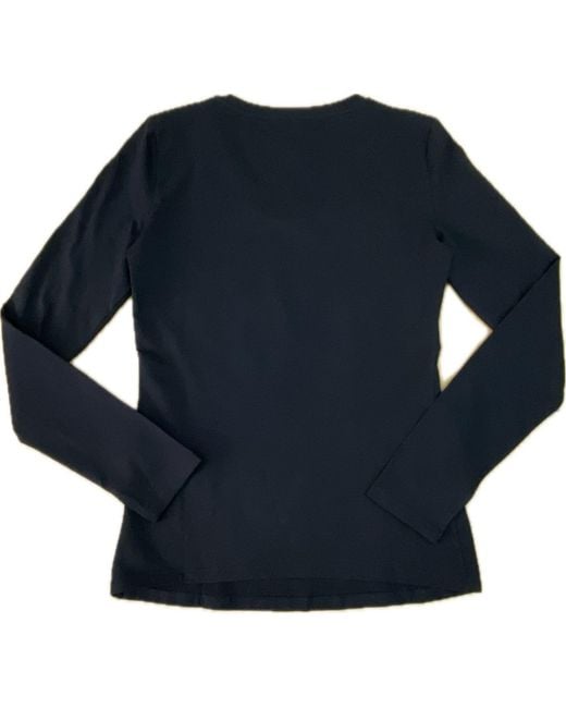 Armani Jeans Blue Long Sleeve T-Shirt