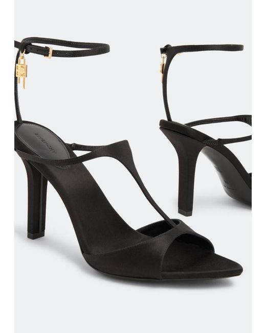 Givenchy Black G Lock Heeled Sandals