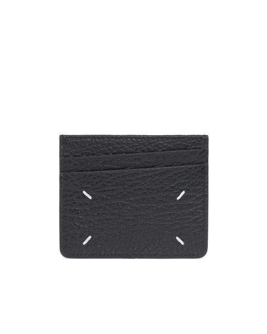 Maison Margiela Blue Four Stitches Card Holder for men