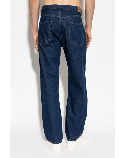 Samsøe & Samsøe Blue Saroger Pleated Jeans for men