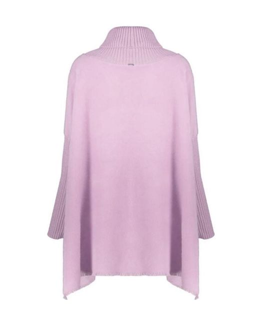 Herno Pink Rib-Trimmed Virgin-Wool Jumper
