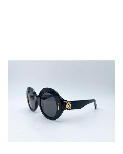 Loewe Blue Round Frame Sunglasses for men