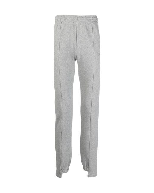 Vetements Gray Logo Sweatpants for men