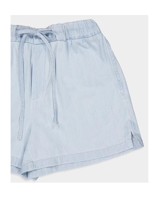 Gucci Blue Straight Leg Denim Shorts