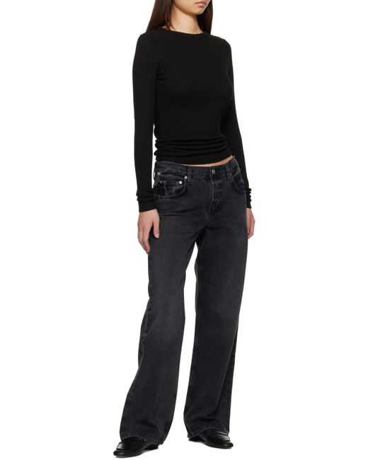 Citizens of Humanity Gray Belt-Loops Jeans
