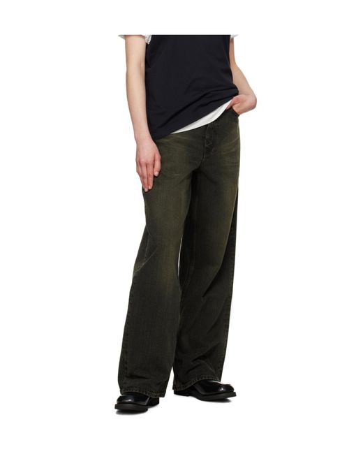 Our Legacy Gray Wide Cut Jeans