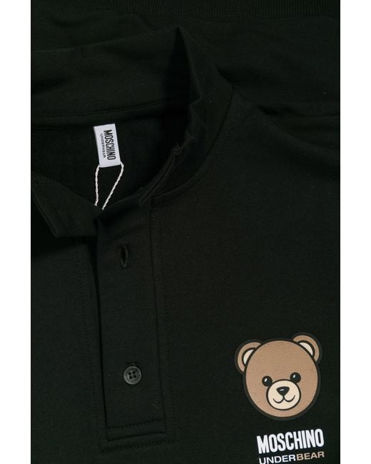 Moschino Black Long-Sleeved Sweatshirt for men