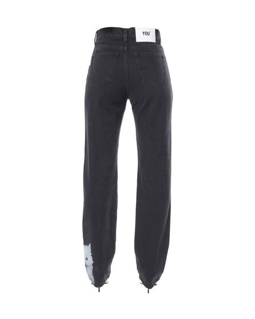 MSGM Blue Cat Jeans