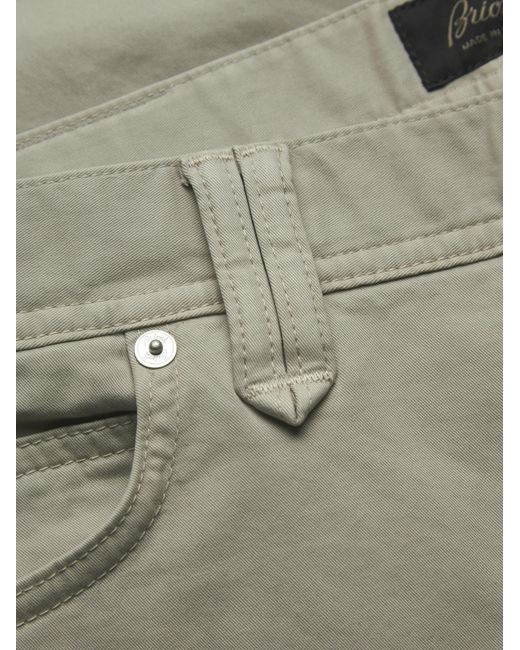 Brioni Gray Belt-Loop Jeans for men