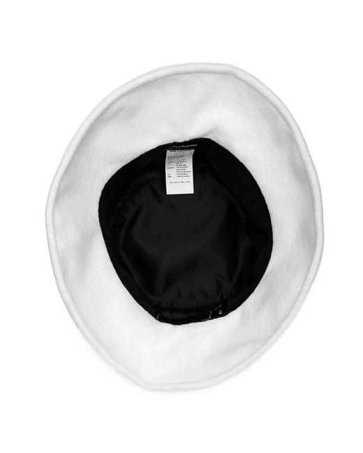 we11done White Logo Fisherman's Hat for men