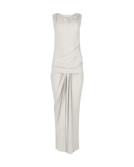 Entire studios White Draped Maxi Dress