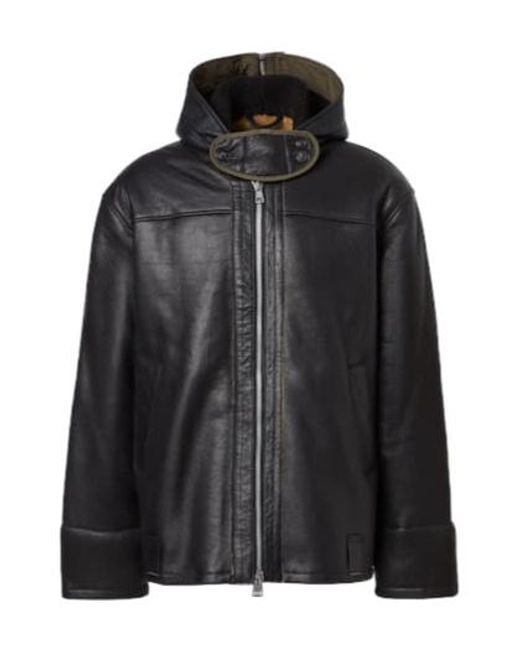 Our Legacy Black Blizzard Leather Jacket for men