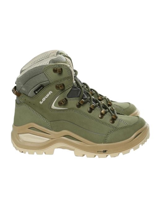 Lowa Green Renegade Lace-Up Boots