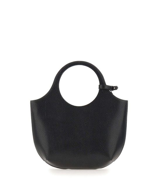Courreges Black Courrèges Holy Viper Medium Tote Bag