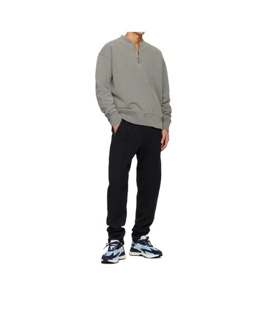 Lanvin Blue Round-Toe Sneakers for men