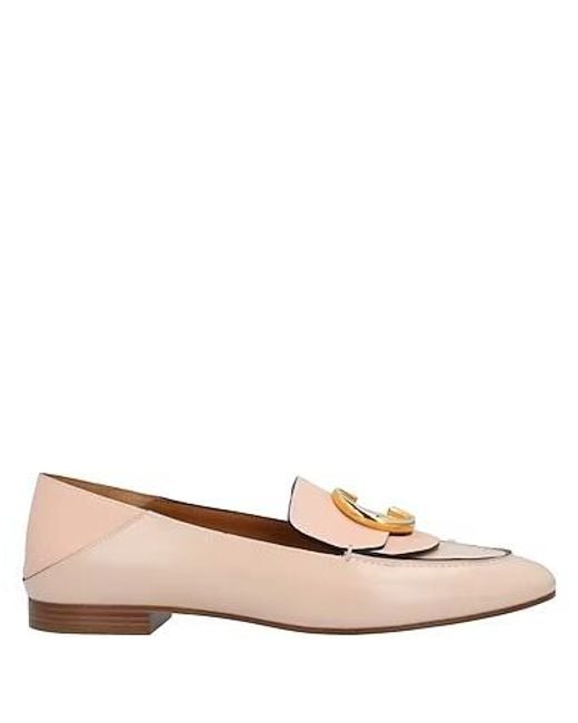 Chloé Natural Faux Suede Leather Shoes