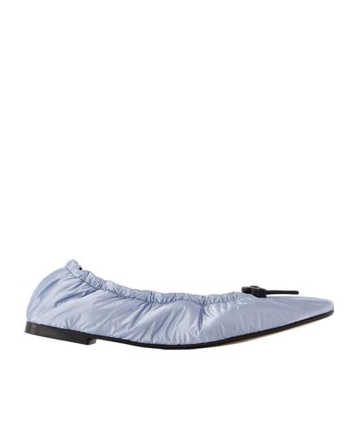 CECILIE BAHNSEN Blue Orbella Ballerina Flats