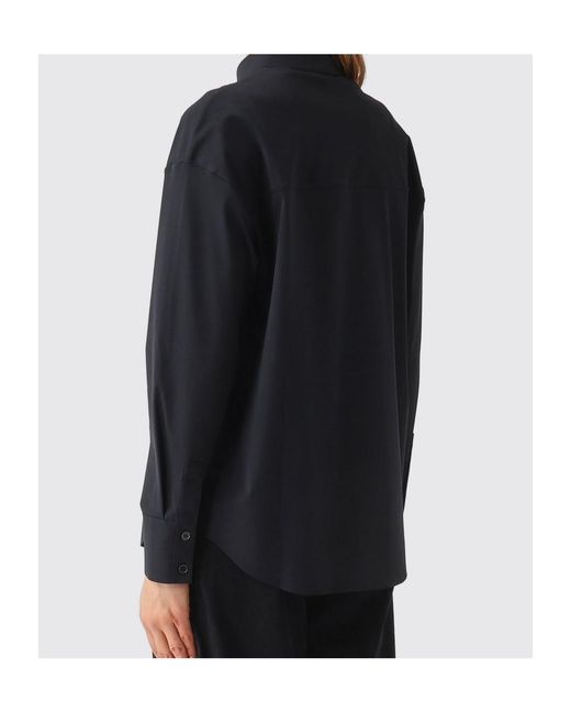Max Mara Black Long-Sleeved Shirt