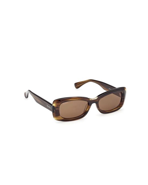 Max Mara Multicolor Rectangular Frame Sunglasses