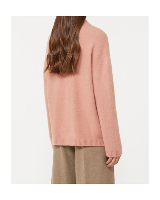 Max Mara Pink Boxy Jumper