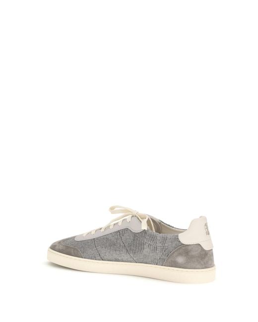 Brunello Cucinelli Gray Sneakers for men