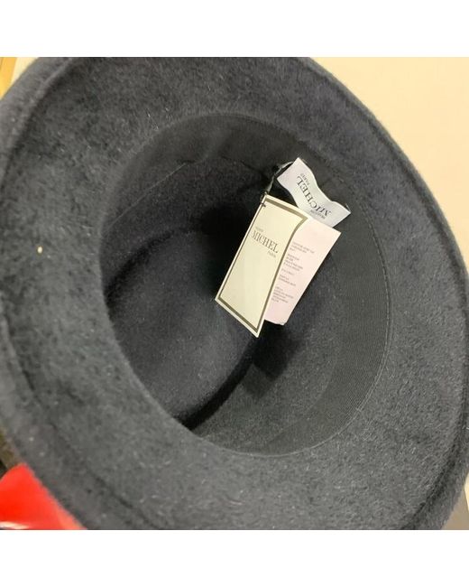 Maison Michel Black Bow Hat