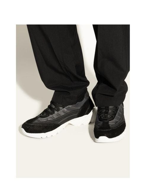 MM6 by Maison Margiela Black Lace-Up Shoes for men