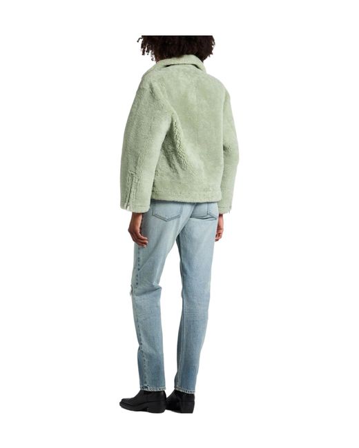 Jacquemus Green Minimalist Long-Sleeve Coat