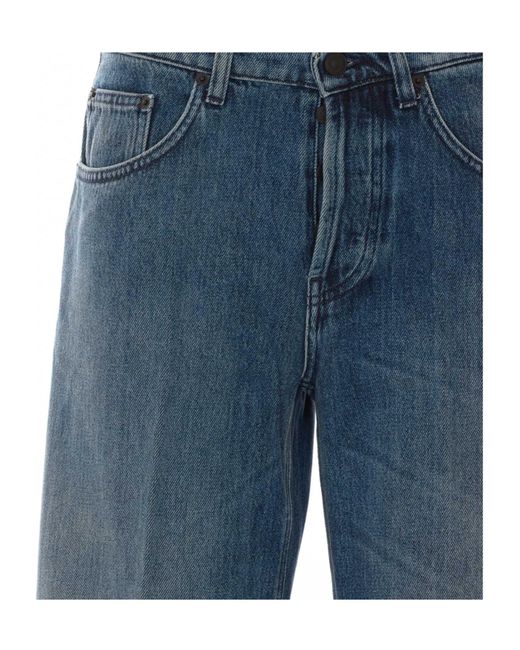 Dondup Blue Straight Leg Jeans