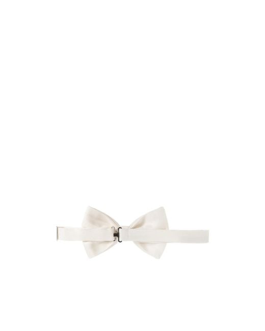 Giorgio Armani White Bow Tie for men