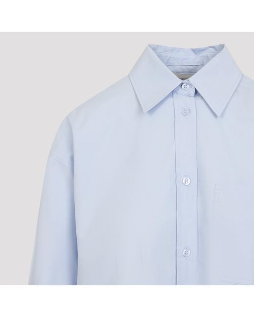 Sportmax Blue Nespola Long-Sleeved Shirt