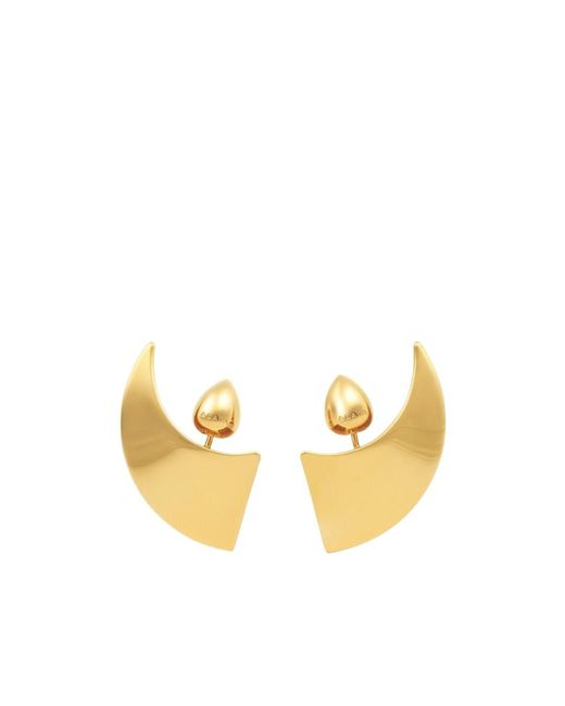 Alaïa Metallic Alaïa Bijoux Sculptural Earrings