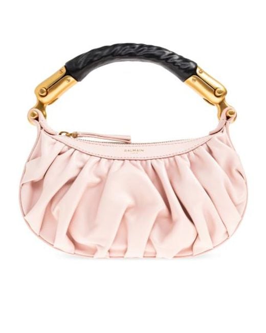 Balmain Pink Ebene Mini Bag