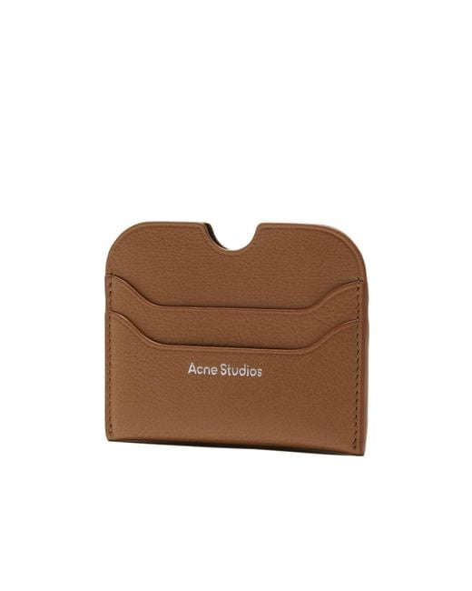 Acne Brown Five-Pocket Card Holder