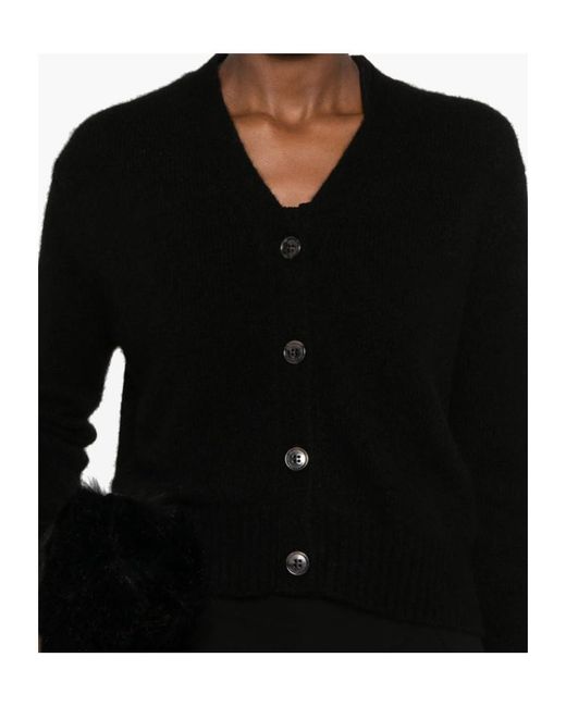 Lisa Yang Black Marionette Knitted Cardigan