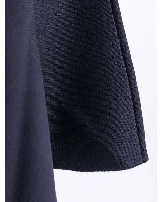 Max Mara Blue Ubalda Flared Knitted Skirt
