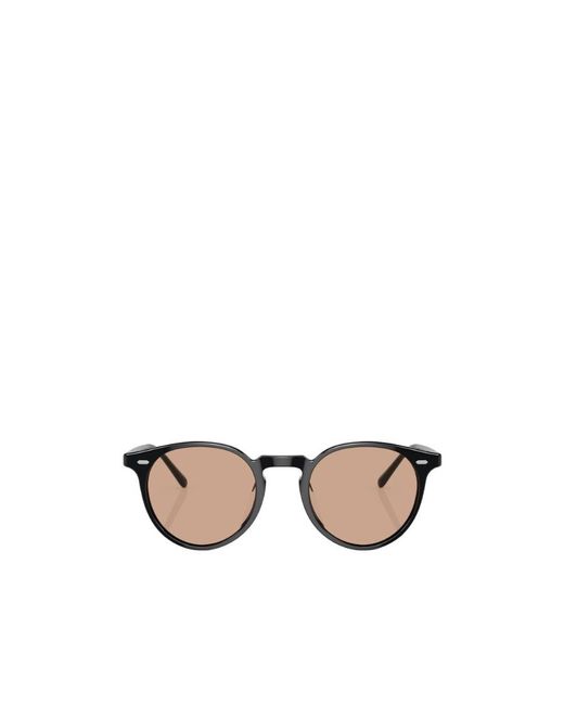 Oliver Peoples Multicolor Round Frame Sunglasses for men