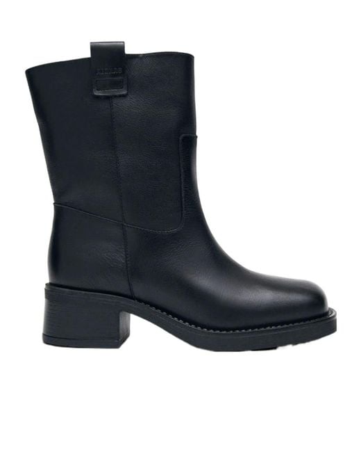 Alohas Blue Rajan Leather Boots