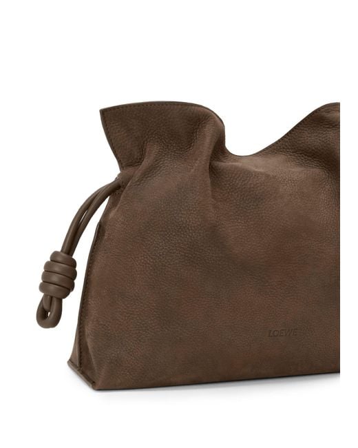 Loewe Brown Medium Flamenco Clutch