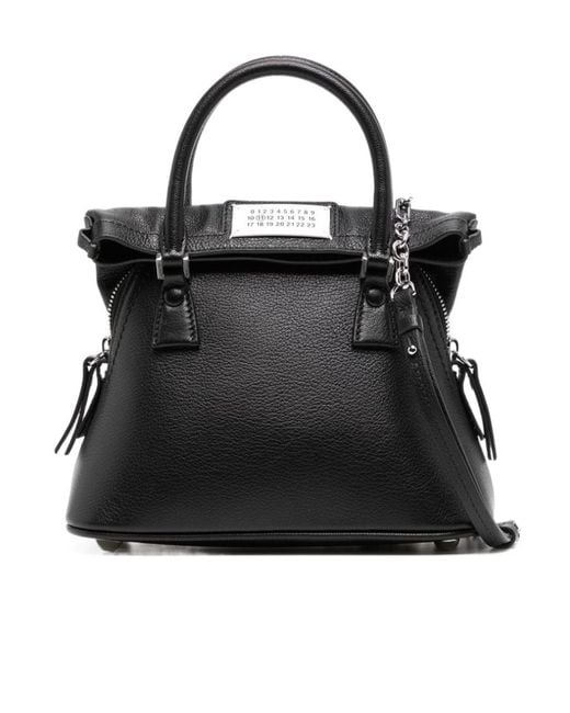 Maison Margiela Black 5Ac Classique Micro Tote Bag