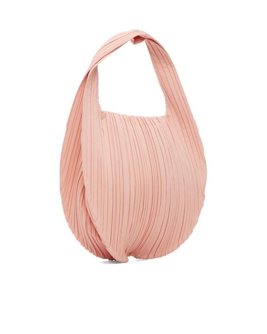 Pleats Please Issey Miyake Pink Pleated Tote Bag