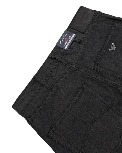 Armani Jeans Gray Logo Jeans for men
