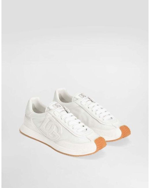 Dolce & Gabbana White Dg Cushion Sneakers for men