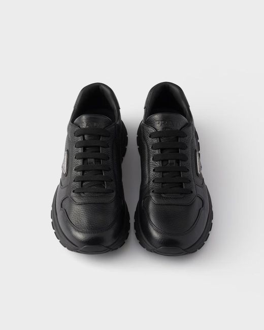 Prada Black Prax 2.0 Low-Top Sneakers for men