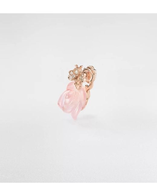 Dior Pink Rose Pré Catelan Earrings