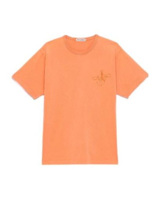J.W. Anderson Orange Jw Anderson Short-Sleeved Crewneck T-Shirt